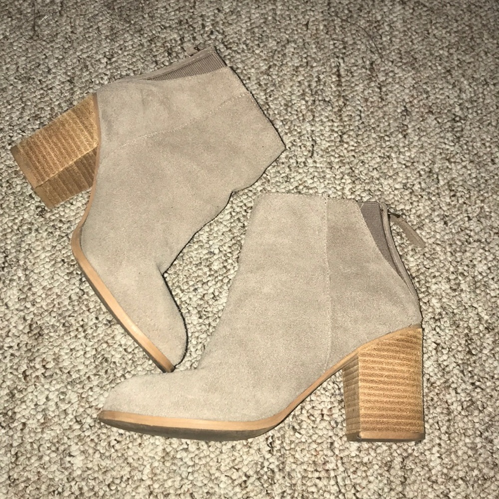 Suede booties